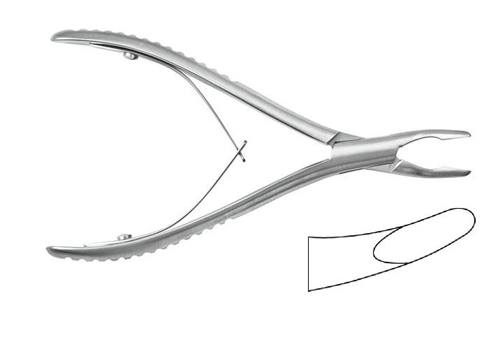 LUER Кусачки кісткові; вигнуті; 15,0см. Tontarra Medizintechnik GmbH